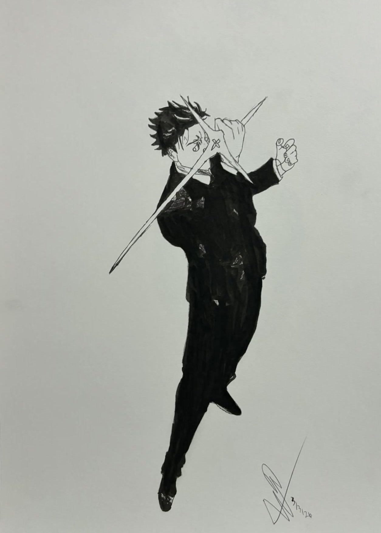 Higuruma original drawing