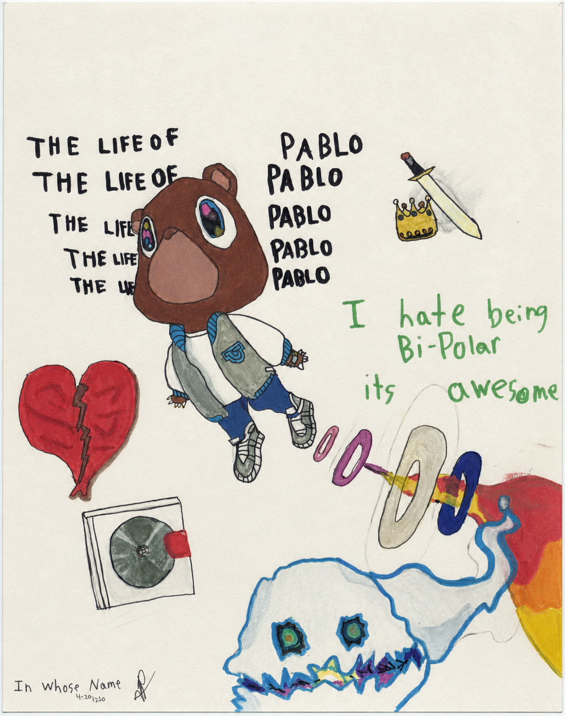 Complete In Whose Name original drawing