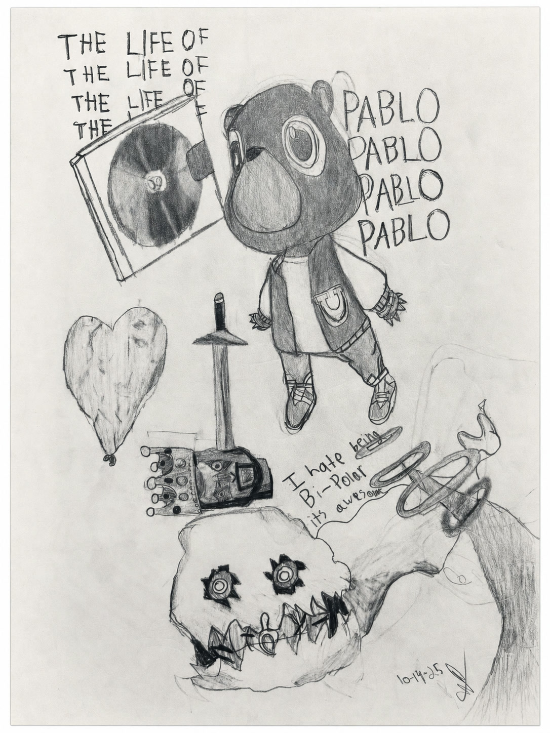 Complete The Life original drawing