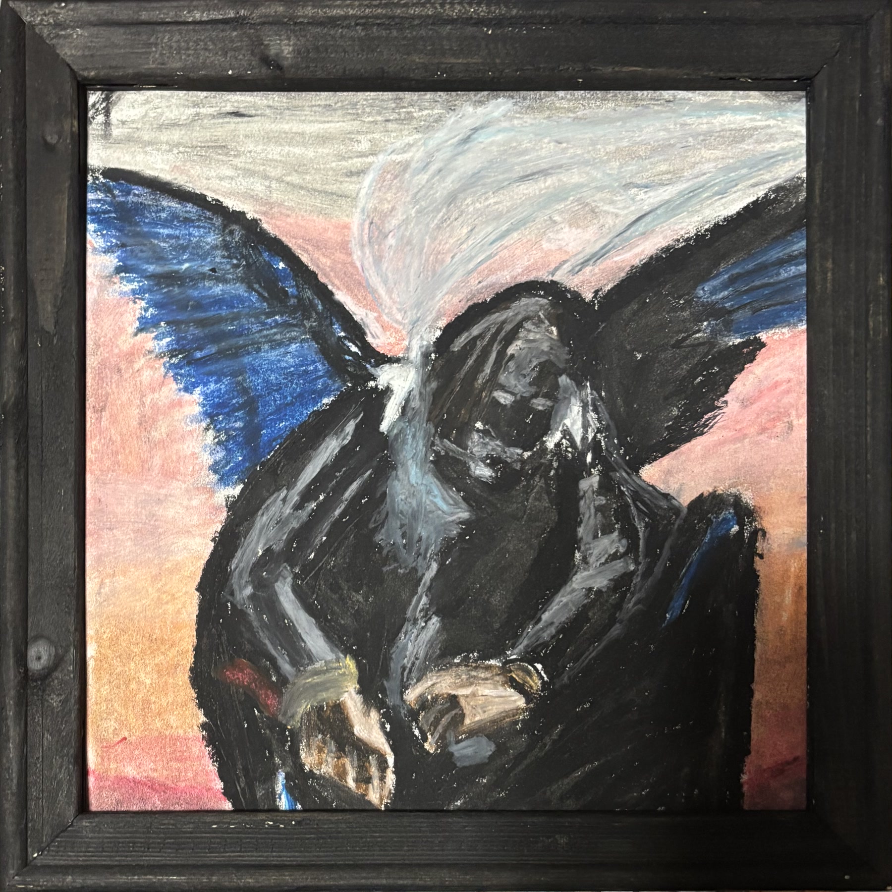 Bird in a Trap original painting