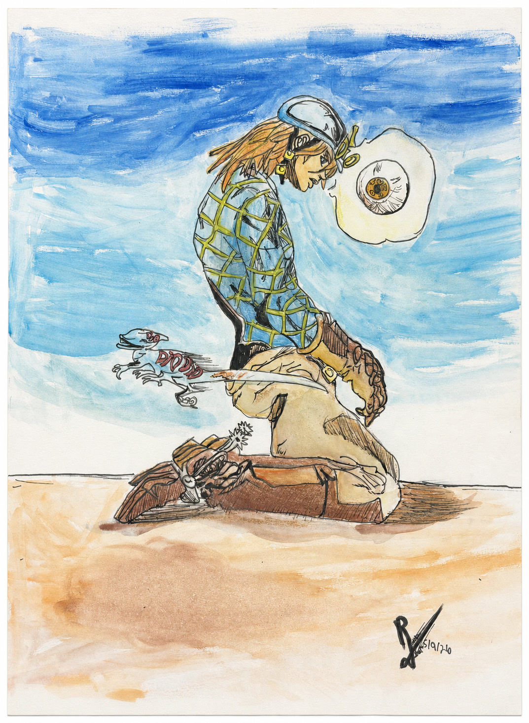 Diego original drawing
