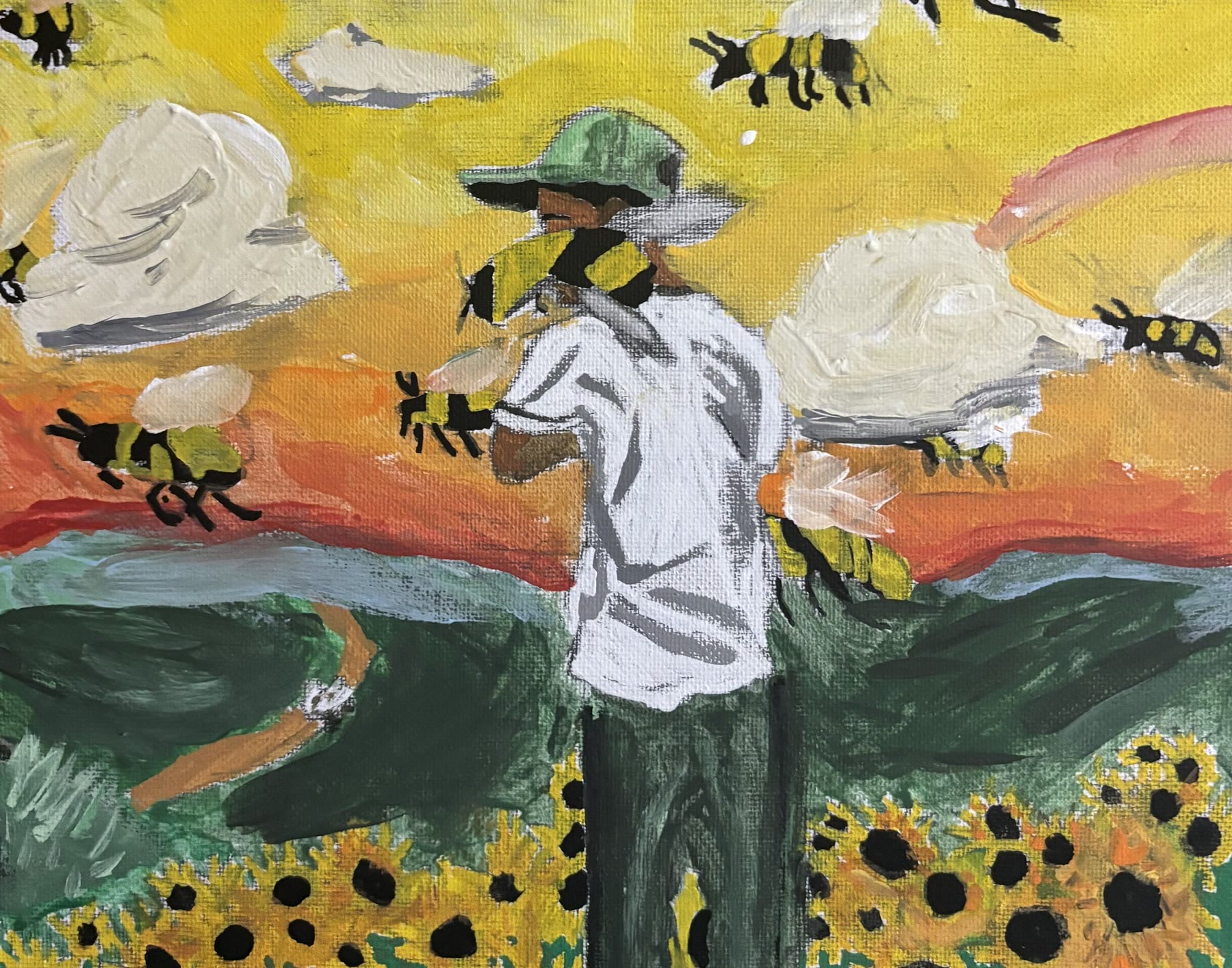 Flower Boy original painting